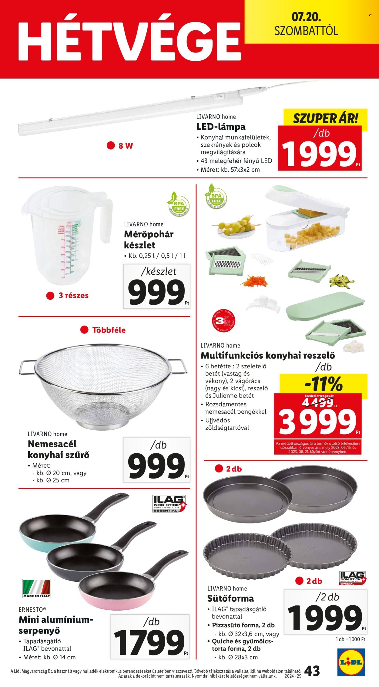 Lidl akciós újságok - 2024.07.18 - 2024.07.24. Oldal 43