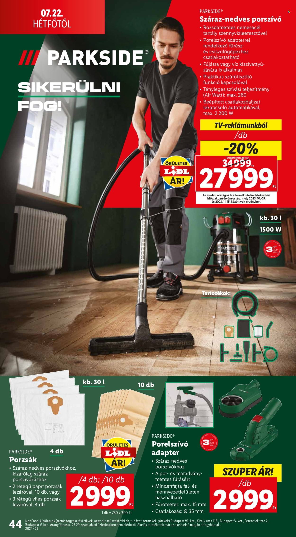 Lidl akciós újságok - 2024.07.18 - 2024.07.24. Oldal 44
