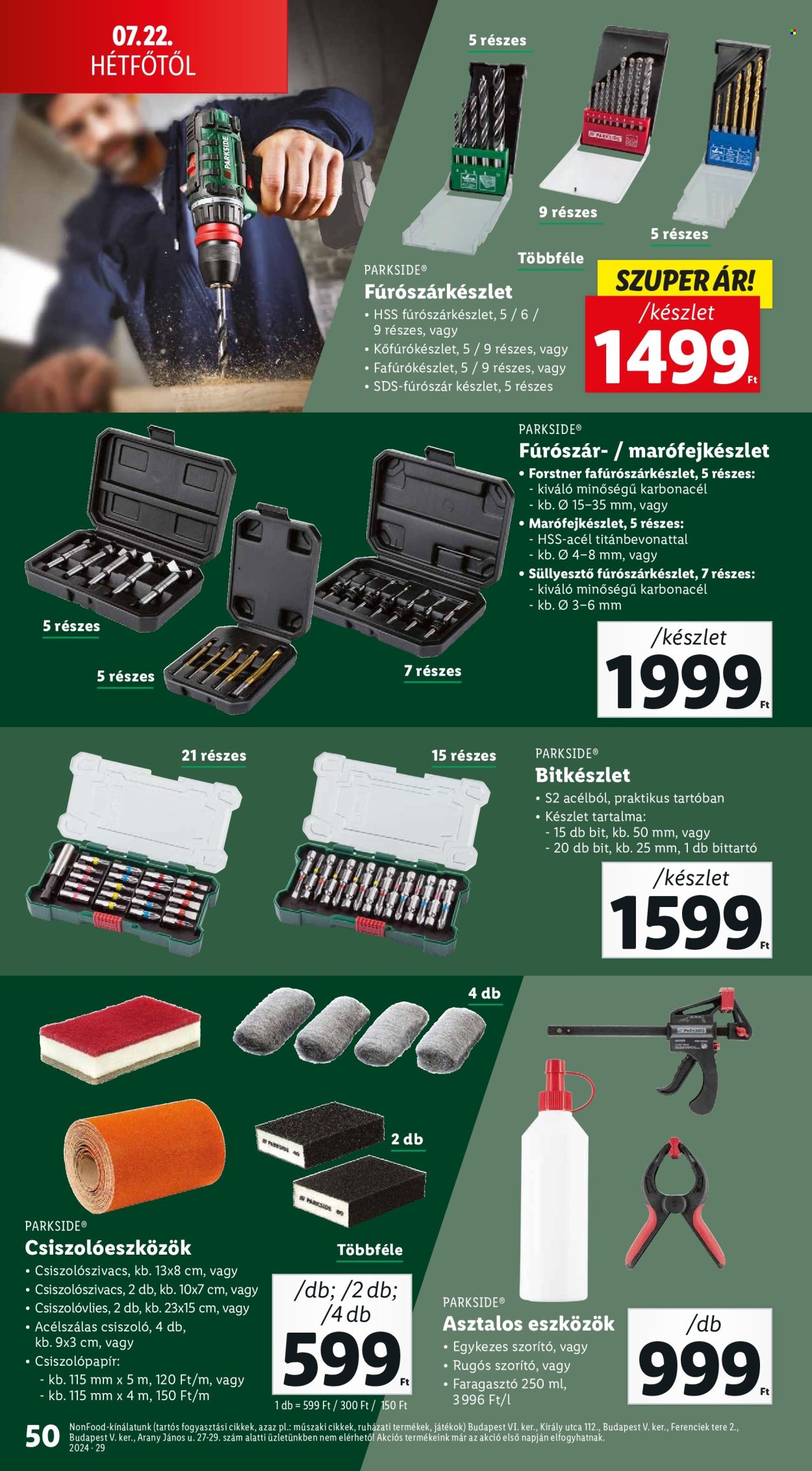 Lidl akciós újságok - 2024.07.18 - 2024.07.24. Oldal 50
