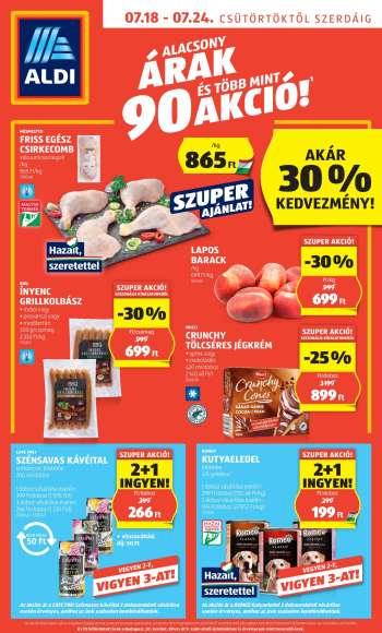 Újság Aldi - 2024.07.18 - 2024.07.24.