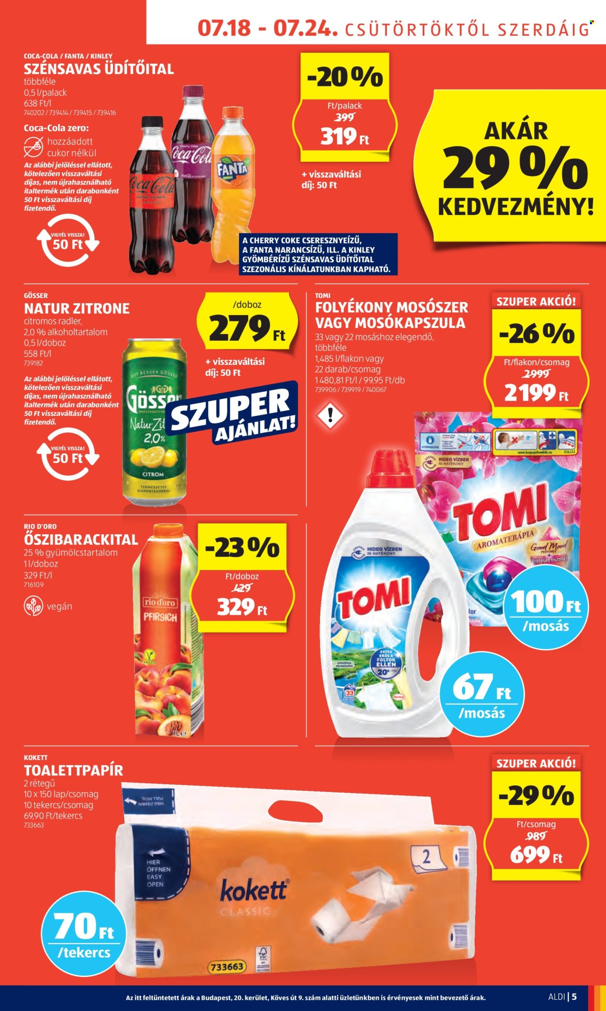 Aldi akciós újságok - 2024.07.18 - 2024.07.24. Oldal 5