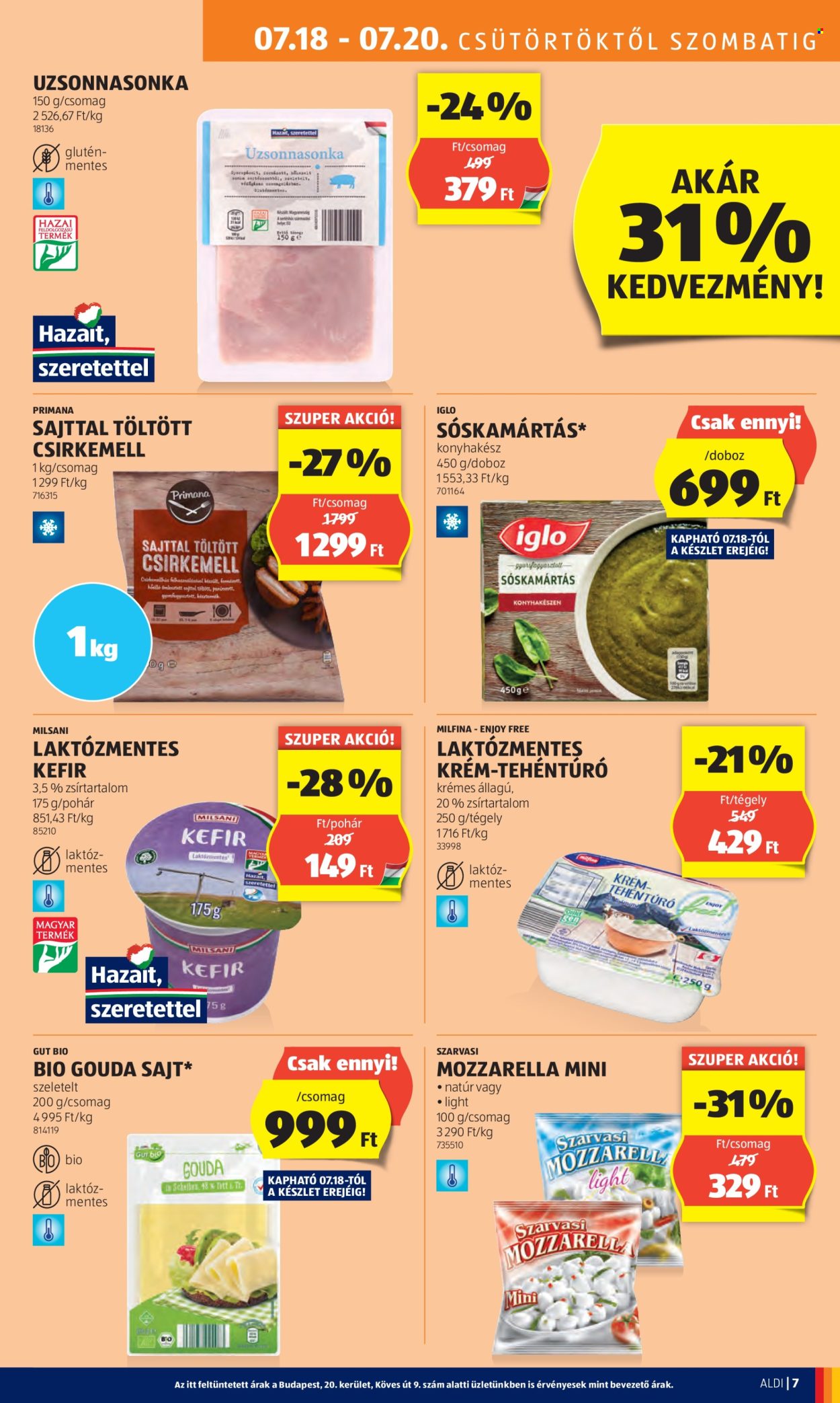Aldi akciós újságok - 2024.07.18 - 2024.07.24. Oldal 9