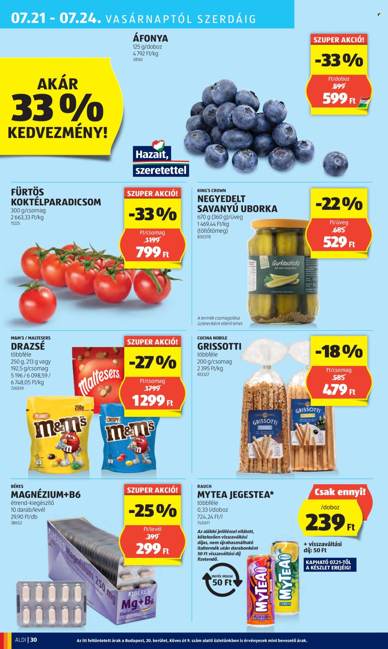 Aldi akciós újságok - 2024.07.18 - 2024.07.24. Oldal 34