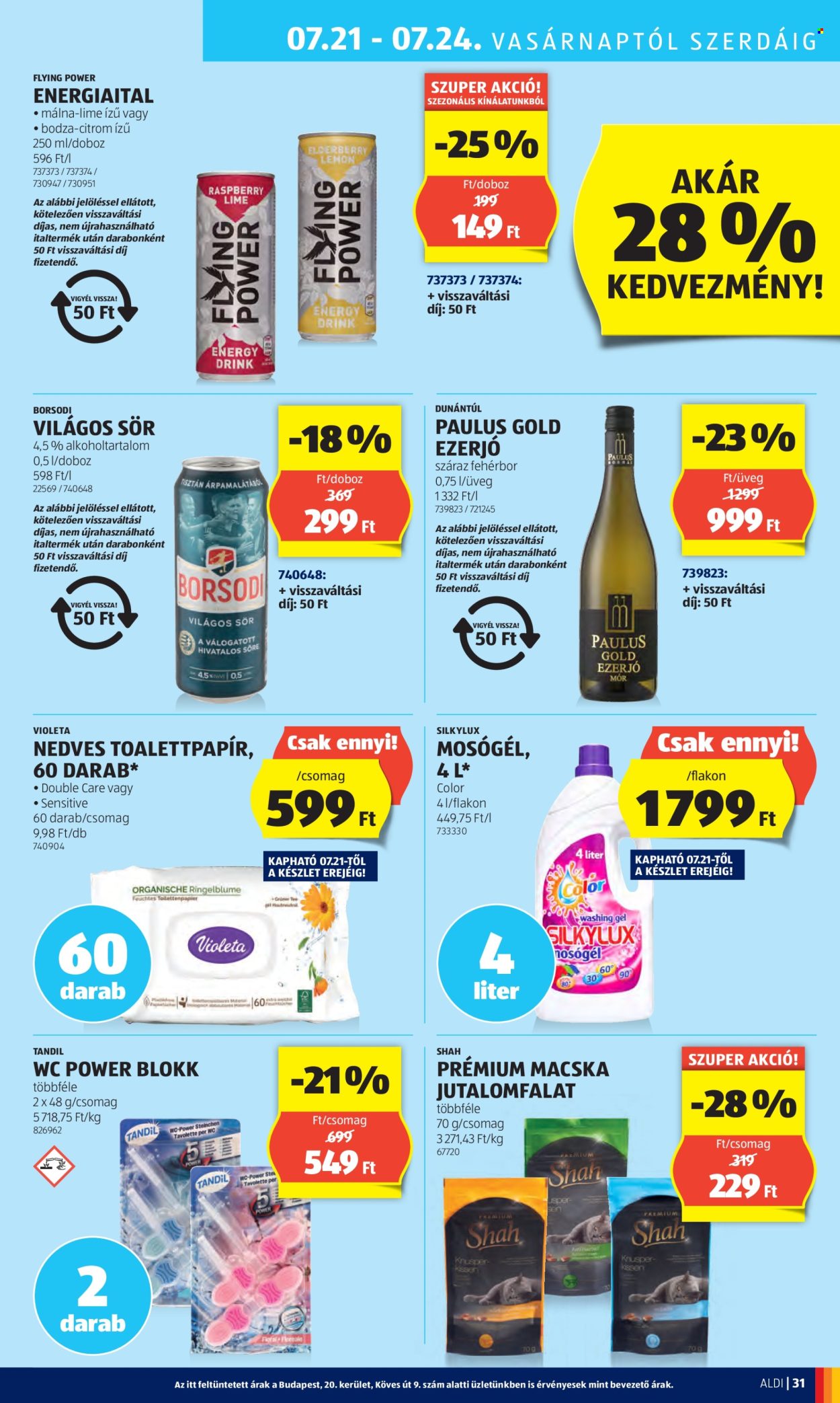Aldi akciós újságok - 2024.07.18 - 2024.07.24. Oldal 35