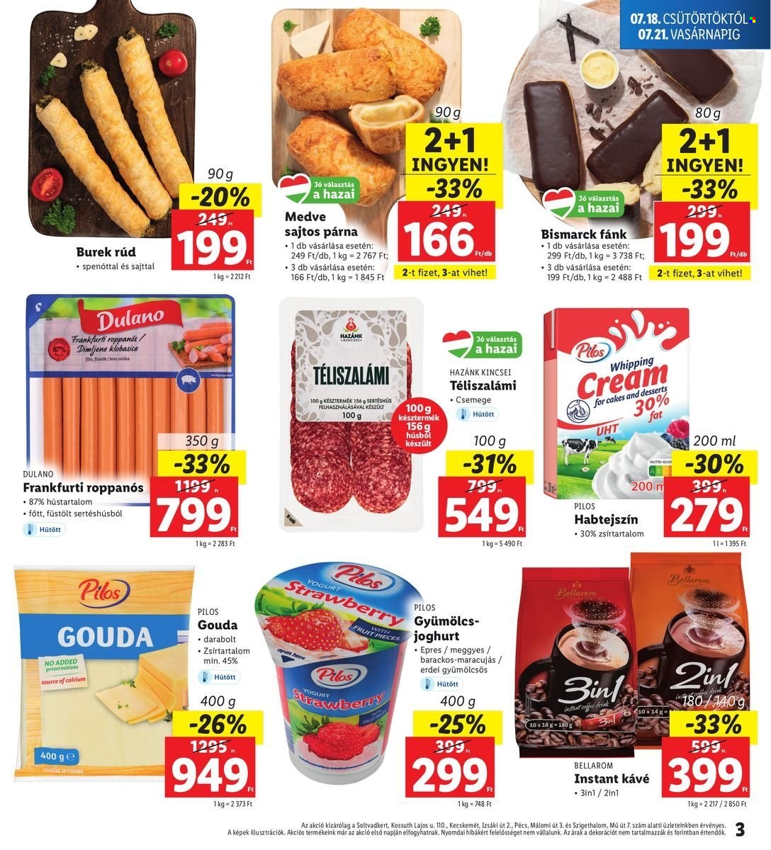 Lidl akciós újságok - 2024.07.18 - 2024.07.21. Oldal 3
