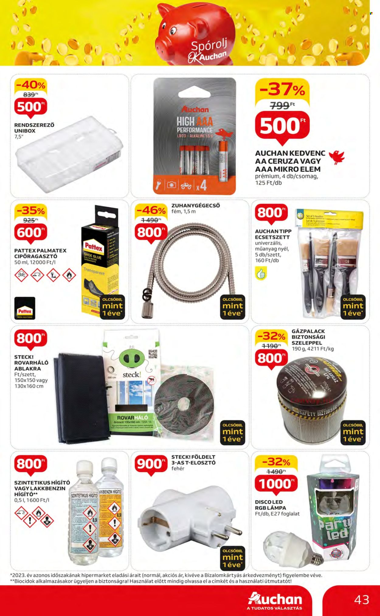 Auchan akciós újságok - 2024.07.18 - 2024.07.24. Oldal 43