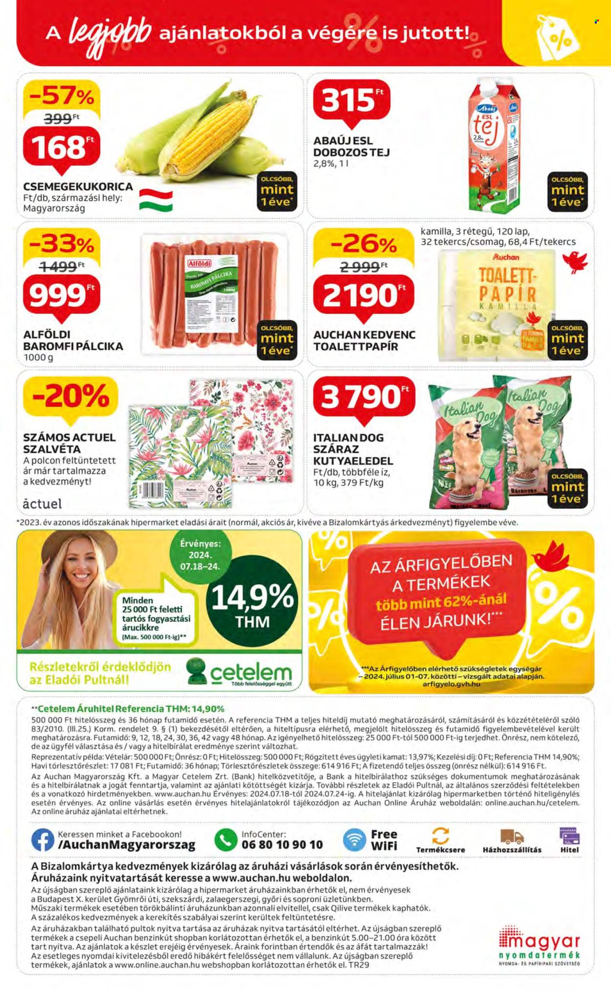 Auchan akciós újságok - 2024.07.18 - 2024.07.24. Oldal 54