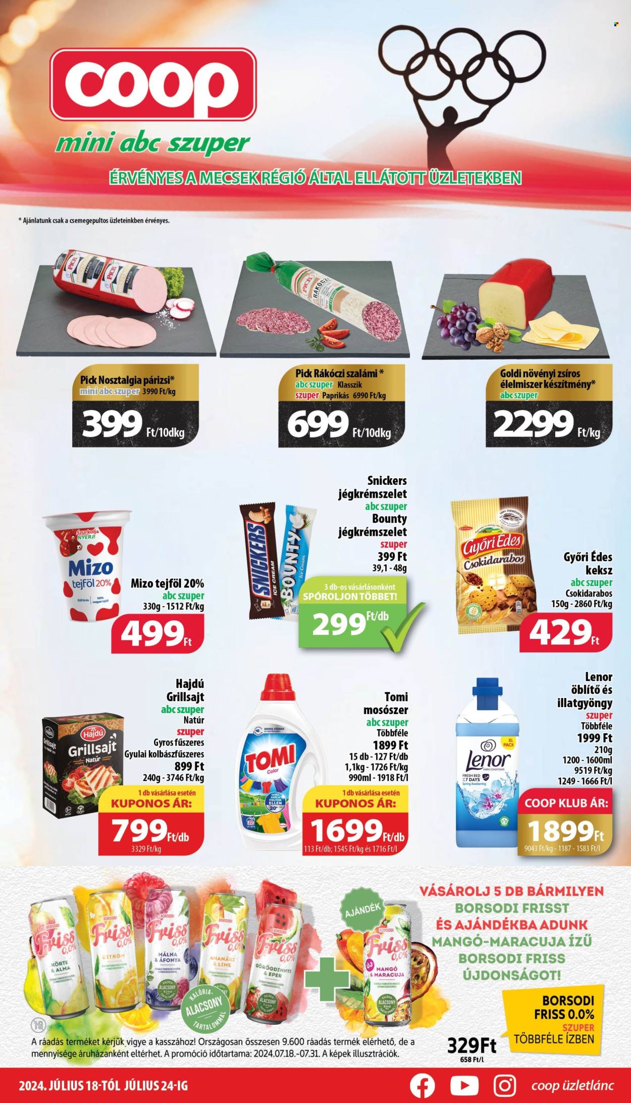 Coop akciós újságok - 2024.07.18 - 2024.07.24. Oldal 1