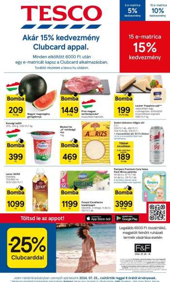 Újság TESCO - 2024.07.25 - 2024.07.31.