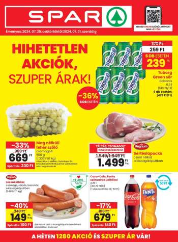Újság SPAR - 2024.07.25 - 2024.07.31.