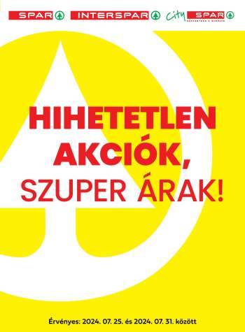 Újság SPAR - 2024.07.25 - 2024.07.31.