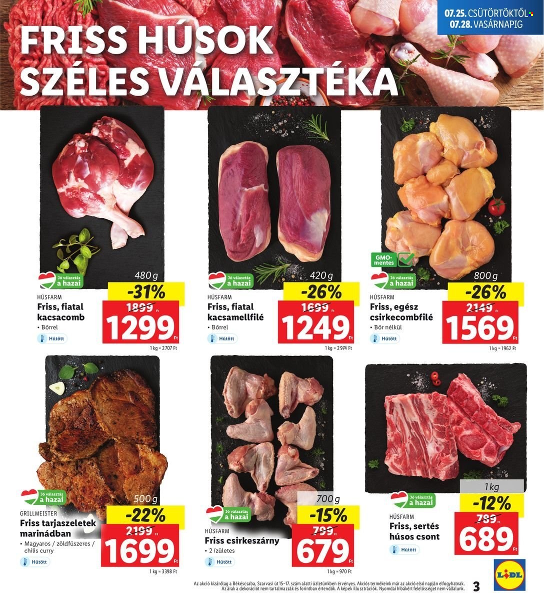 Lidl akciós újságok - 2024.07.25 - 2024.07.28. Oldal 3