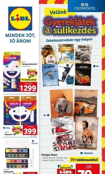 Újság Lidl.