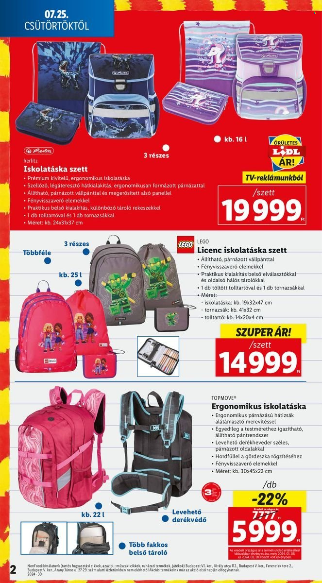 Lidl akciós újságok. Oldal 2
