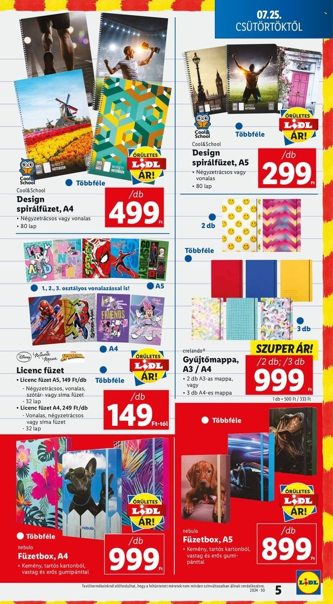 Lidl akciós újságok. Oldal 5