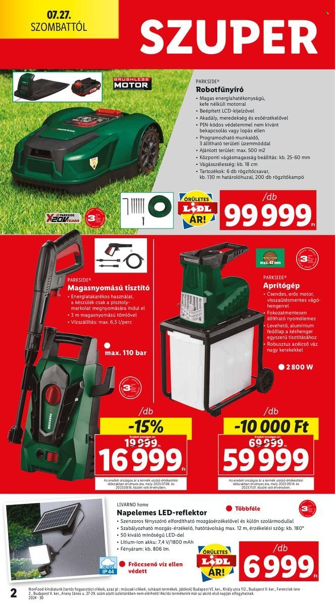 Lidl akciós újságok. Oldal 2