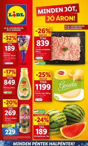 Újság Lidl - 2024.07.25 - 2024.07.31.