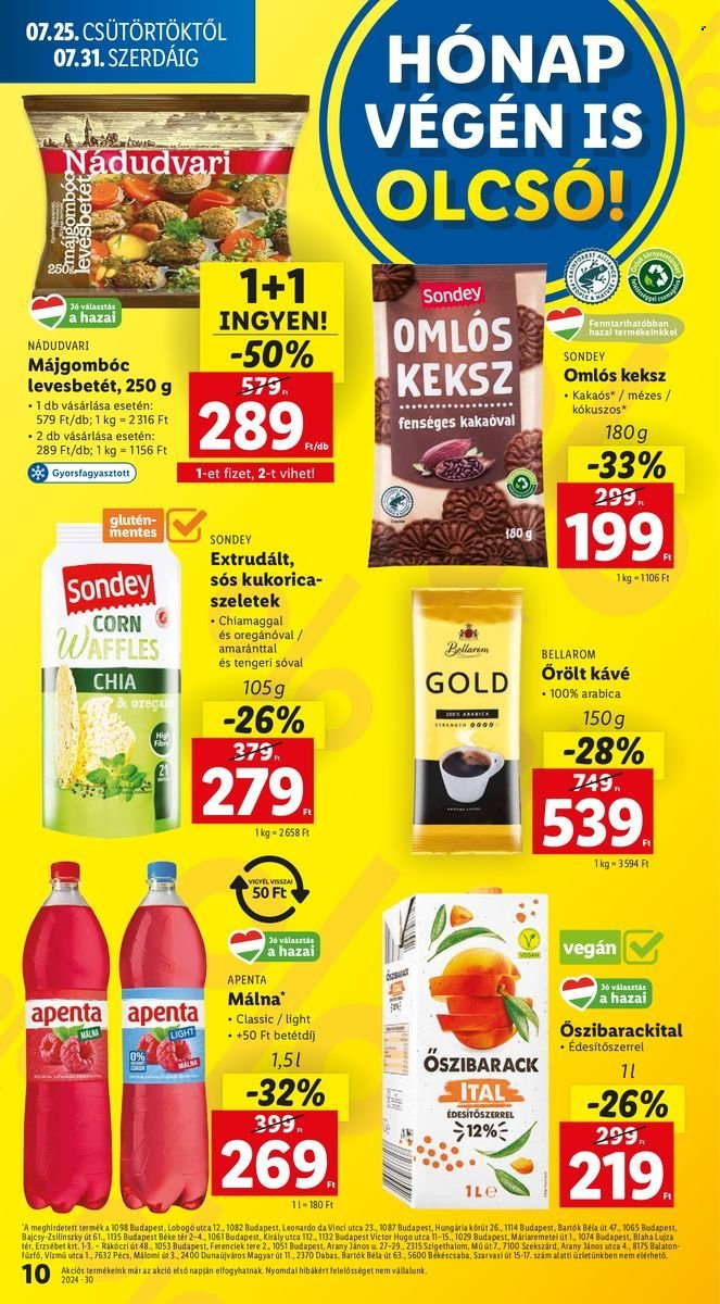 Lidl akciós újságok - 2024.07.25 - 2024.07.31. Oldal 10