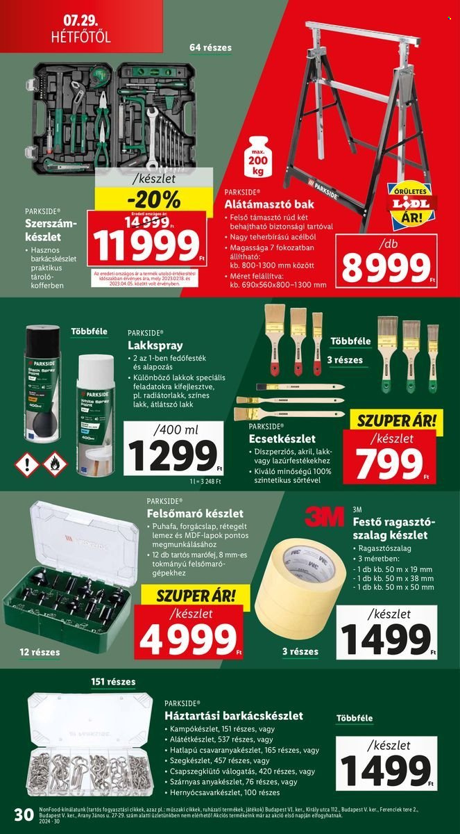 Lidl akciós újságok - 2024.07.25 - 2024.07.31. Oldal 30