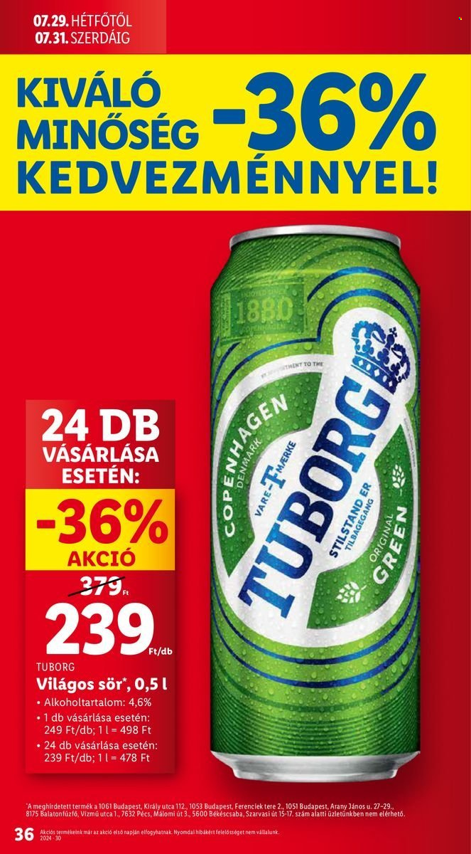 Lidl akciós újságok - 2024.07.25 - 2024.07.31. Oldal 36