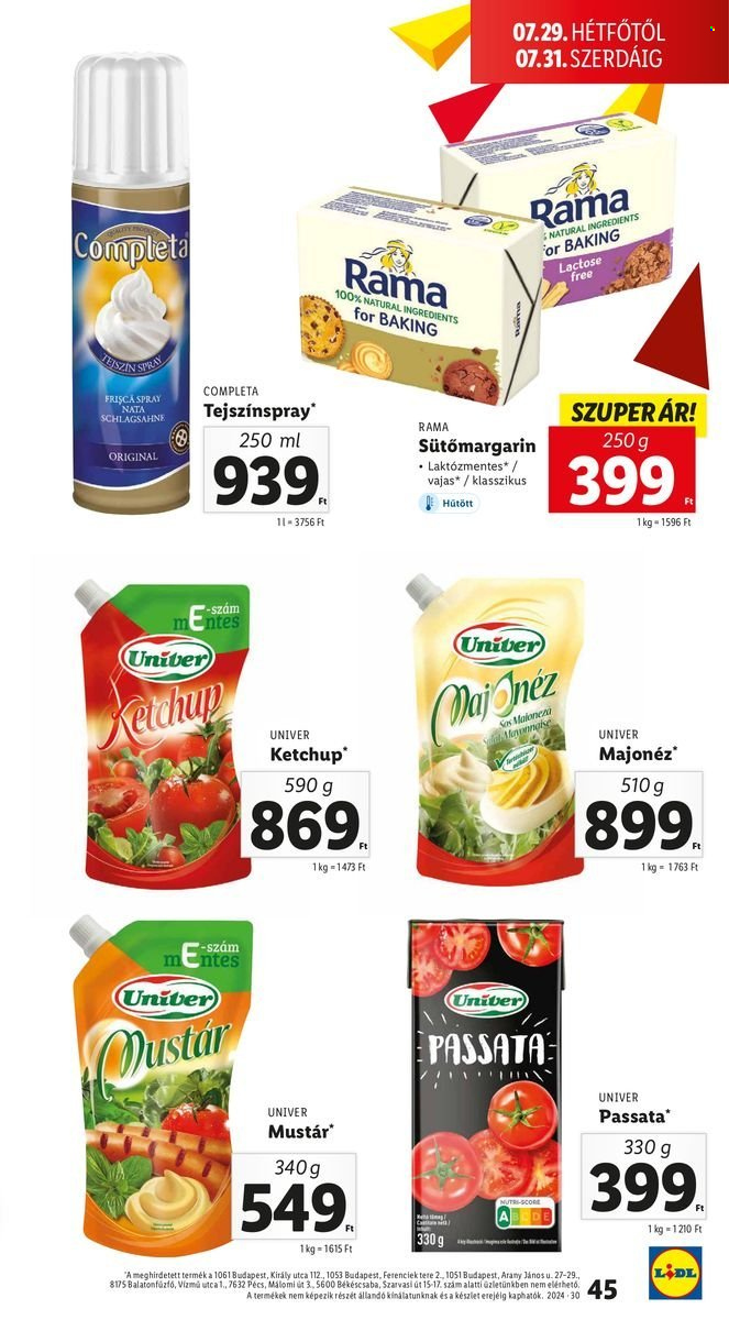 Lidl akciós újságok - 2024.07.25 - 2024.07.31. Oldal 45