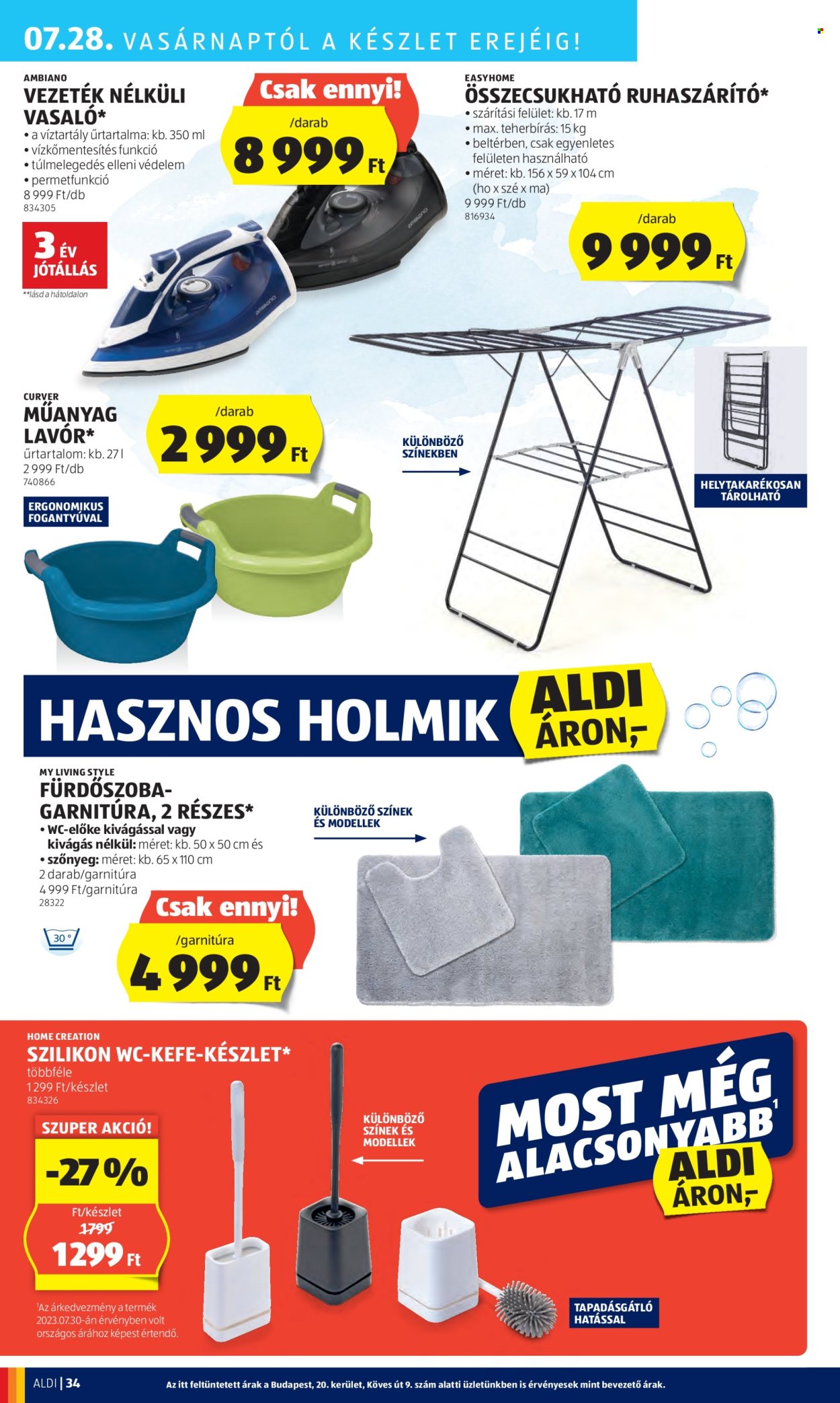 Aldi akciós újságok - 2024.07.25 - 2024.07.31. Oldal 38