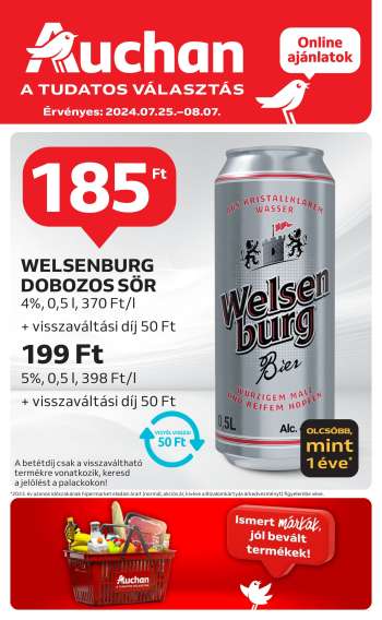 Újság Auchan - 2024.07.25 - 2024.08.07.