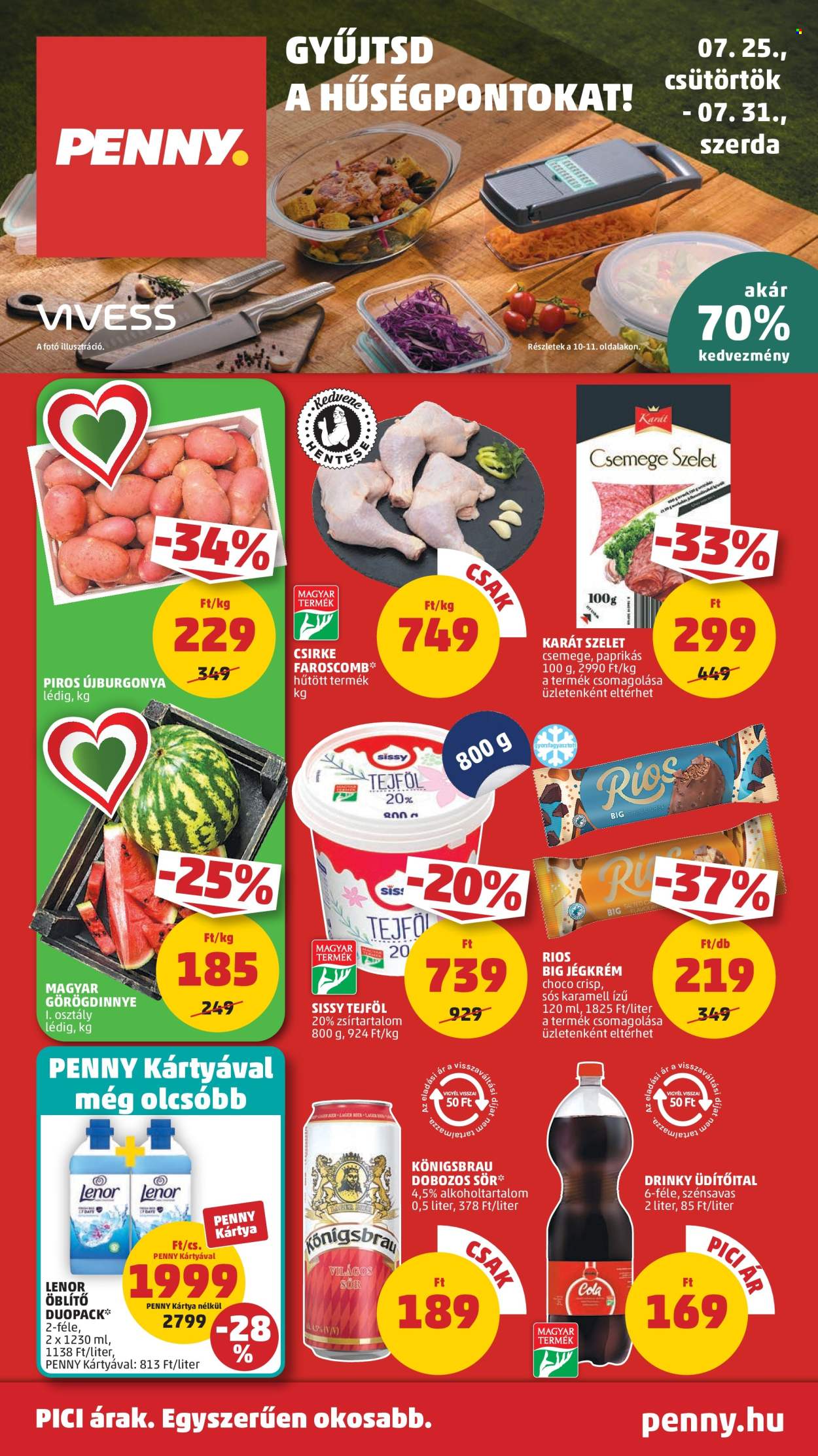 Penny Market akciós újságok - 2024.07.25 - 2024.07.31. Oldal 1
