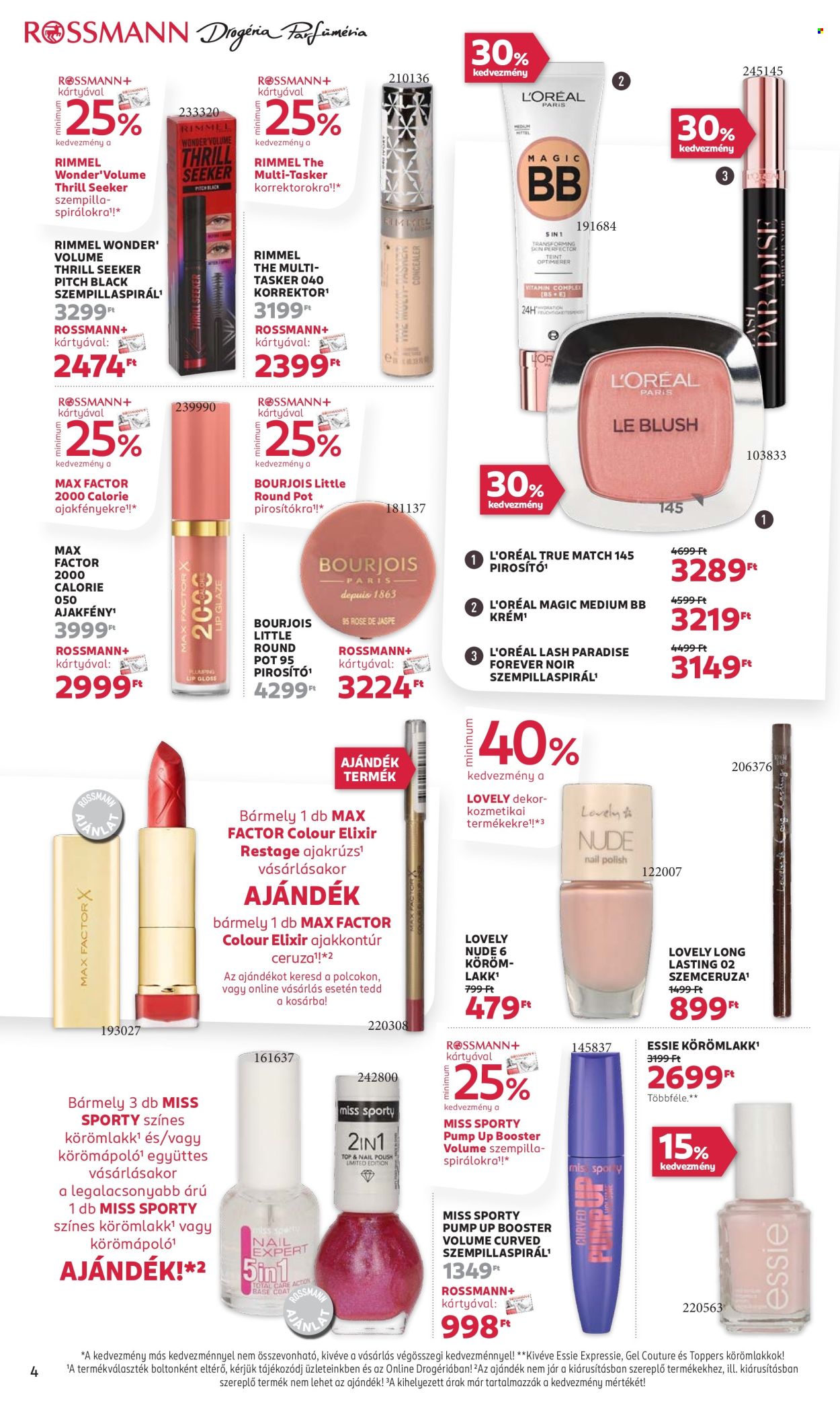Rossmann akciós újságok - 2024.07.29 - 2024.08.09. Oldal 4