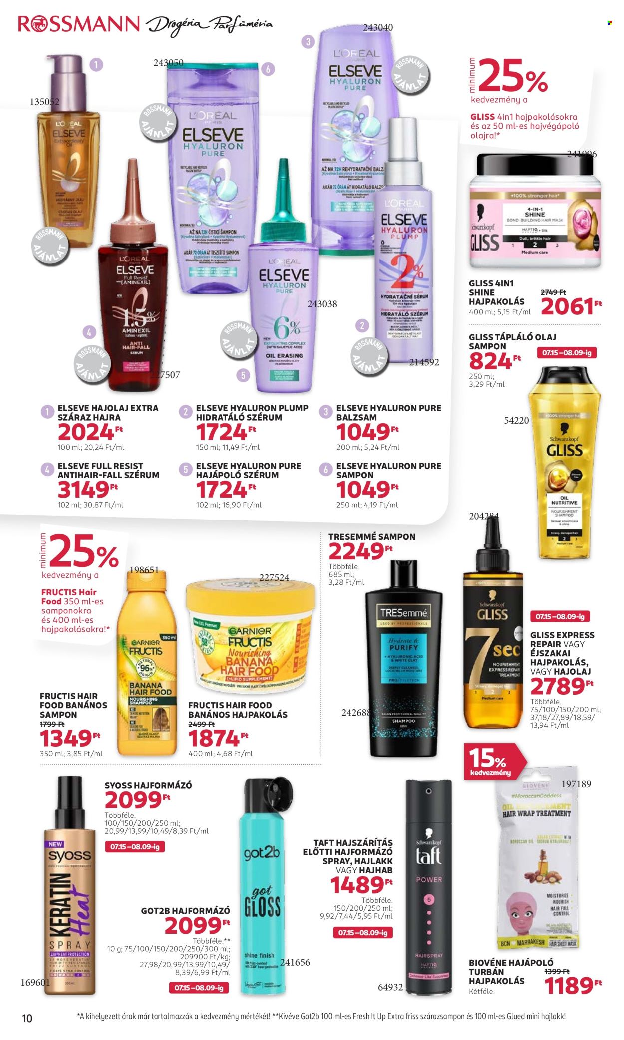 Rossmann akciós újságok - 2024.07.29 - 2024.08.09. Oldal 10