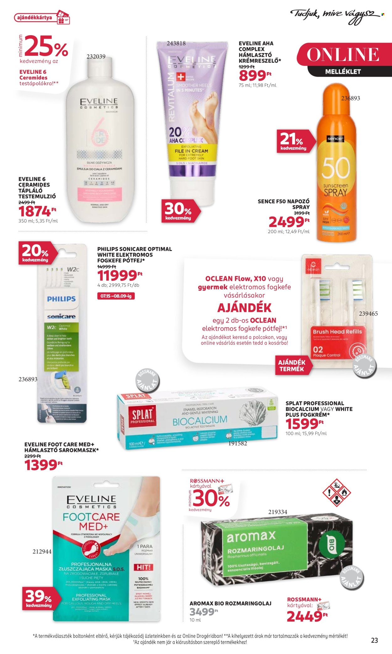 Rossmann akciós újságok - 2024.07.29 - 2024.08.09. Oldal 25