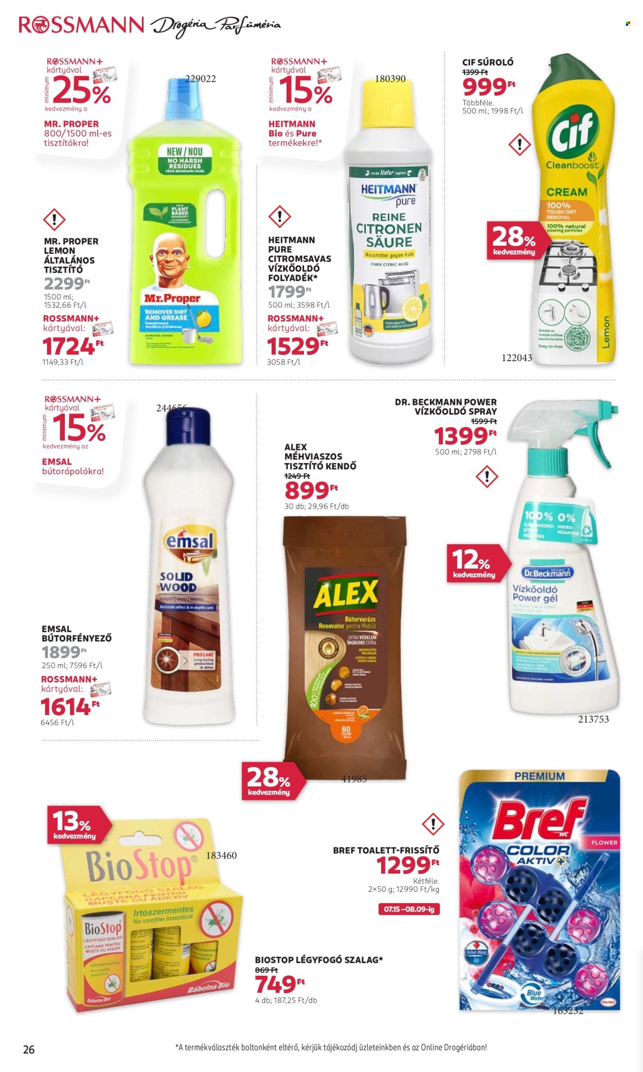 Rossmann akciós újságok - 2024.07.29 - 2024.08.09. Oldal 28