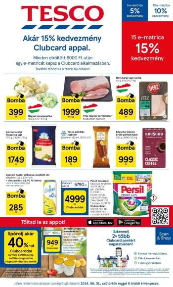 Újság TESCO - 2024.08.01 - 2024.08.07.