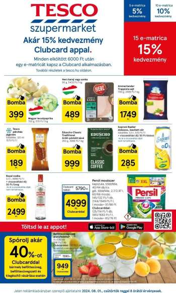 Újság TESCO - 2024.08.01 - 2024.08.08.