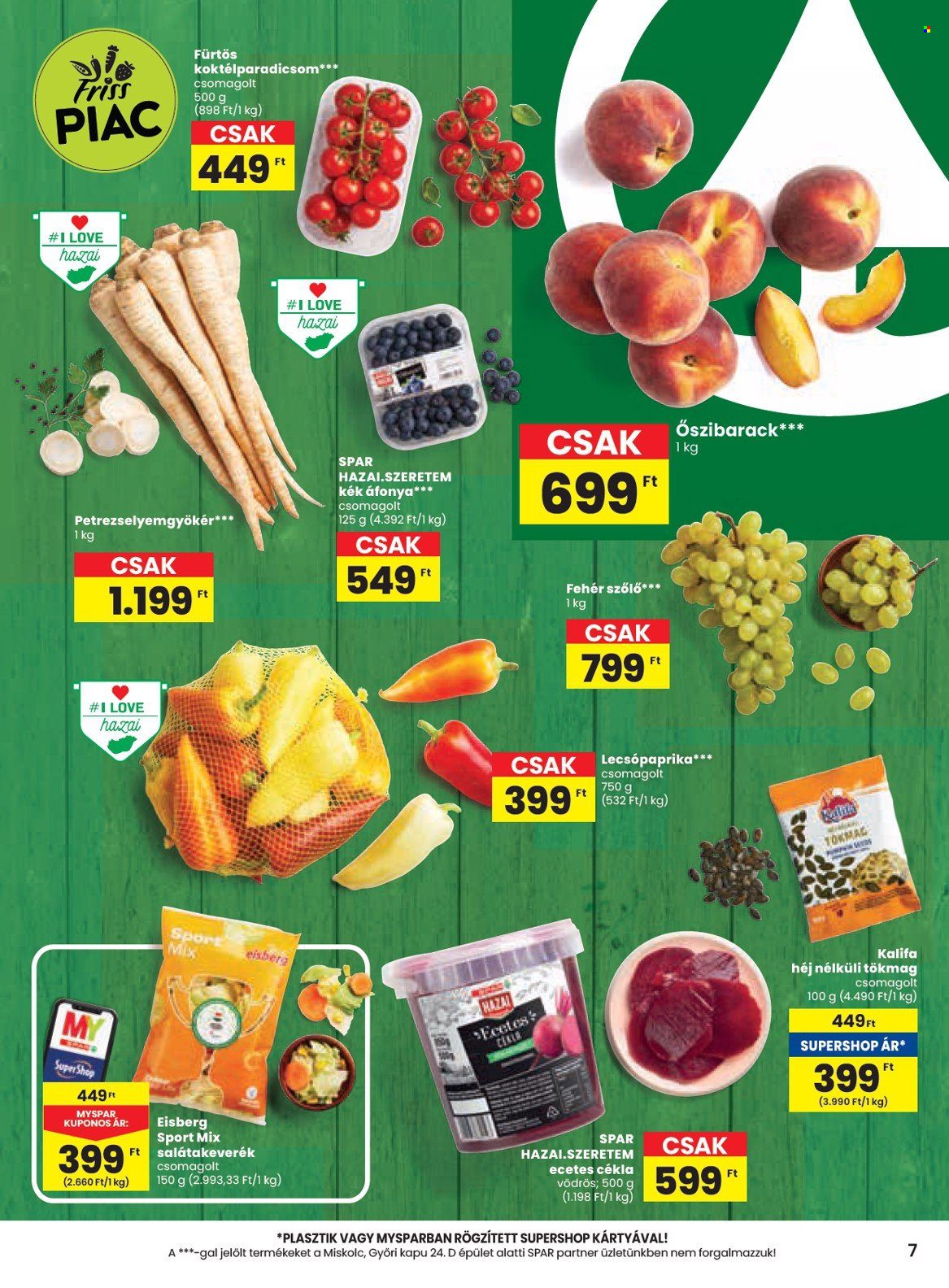 SPAR akciós újságok - 2024.08.01 - 2024.08.08. Oldal 7