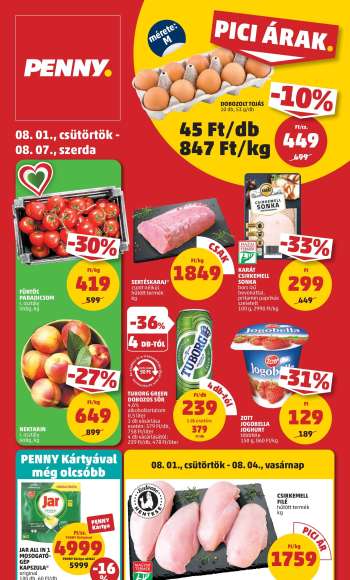 Újság Penny Market - 2024.08.01 - 2024.08.08.