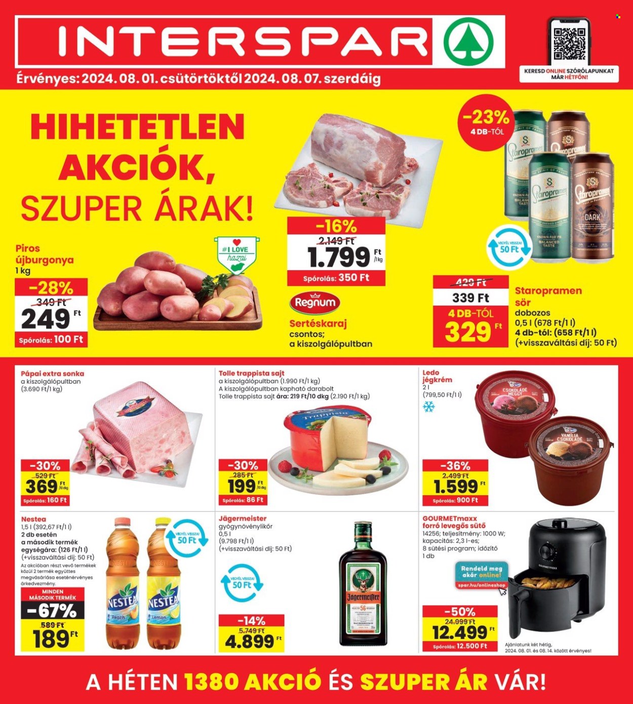 INTERSPAR akciós újságok - 2024.08.01 - 2024.08.07. Oldal 1