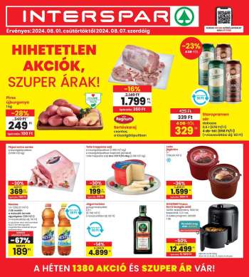 Újság INTERSPAR - 2024.08.01 - 2024.08.07.