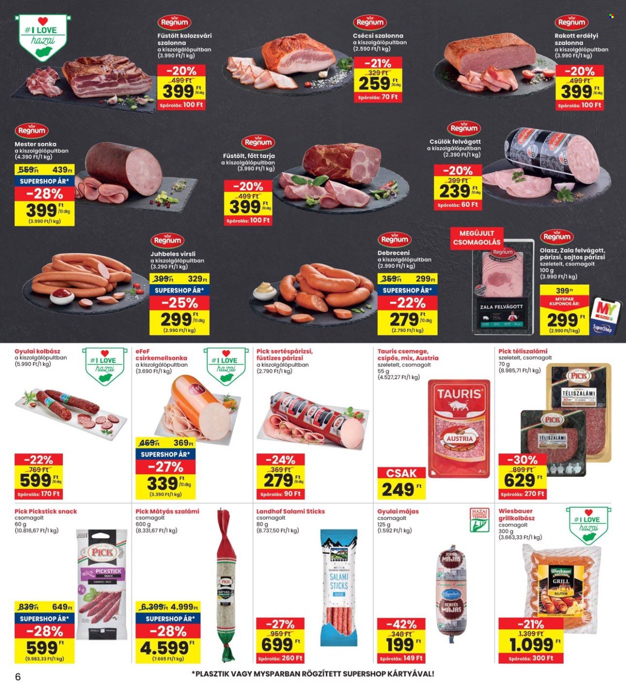 INTERSPAR akciós újságok - 2024.08.01 - 2024.08.07. Oldal 6