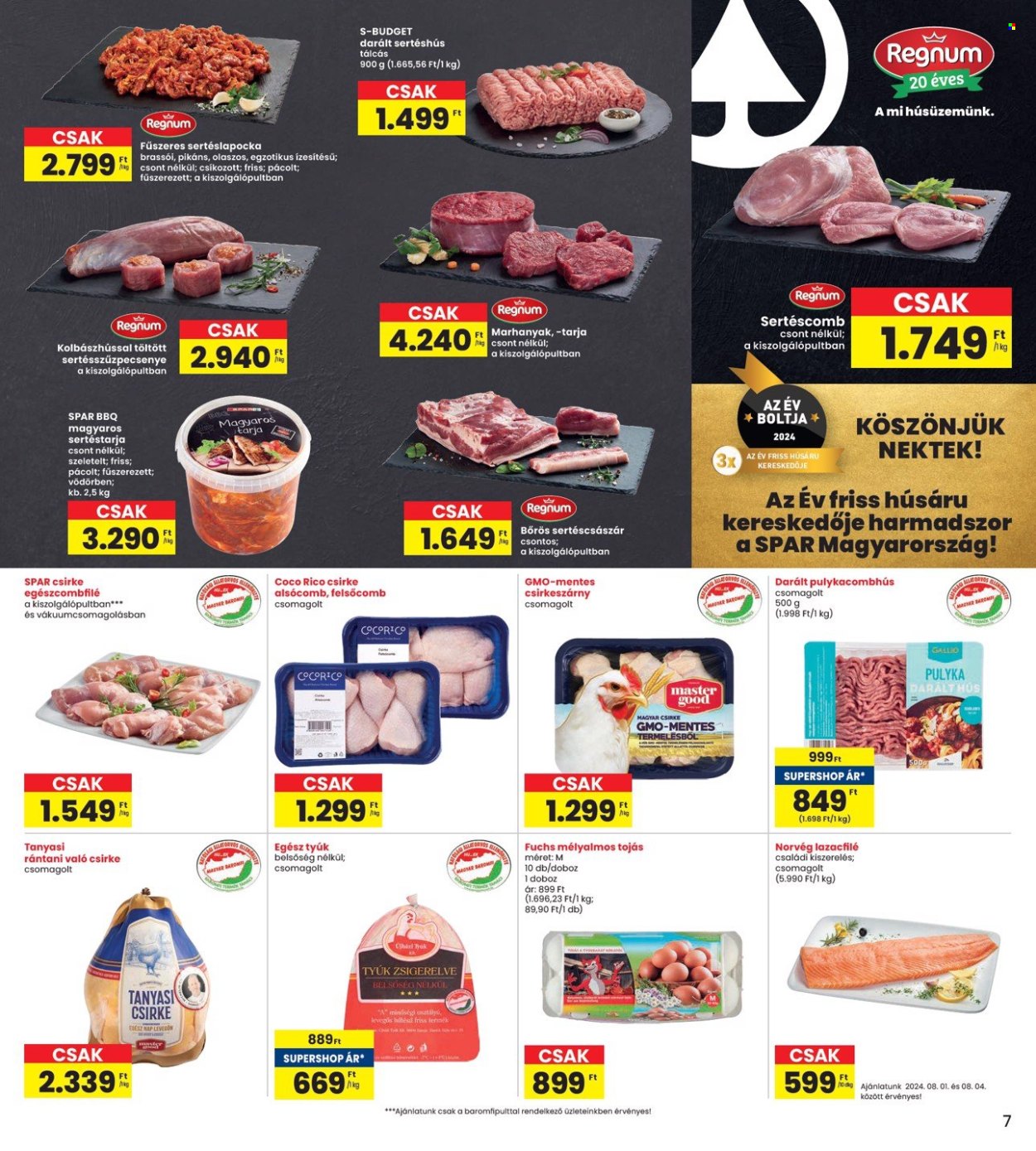 INTERSPAR akciós újságok - 2024.08.01 - 2024.08.07. Oldal 7