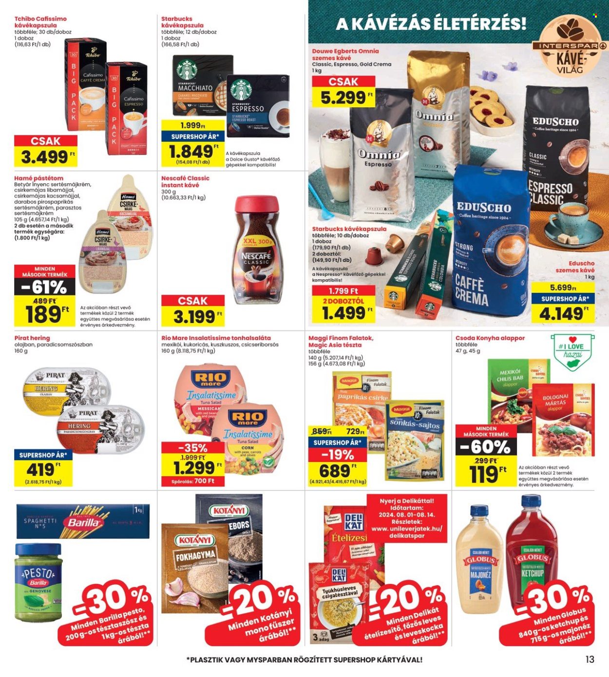 INTERSPAR akciós újságok - 2024.08.01 - 2024.08.07. Oldal 13
