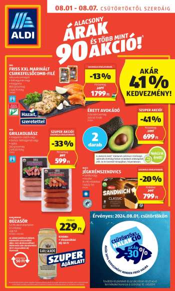 Újság Aldi - 2024.08.01 - 2024.08.08.