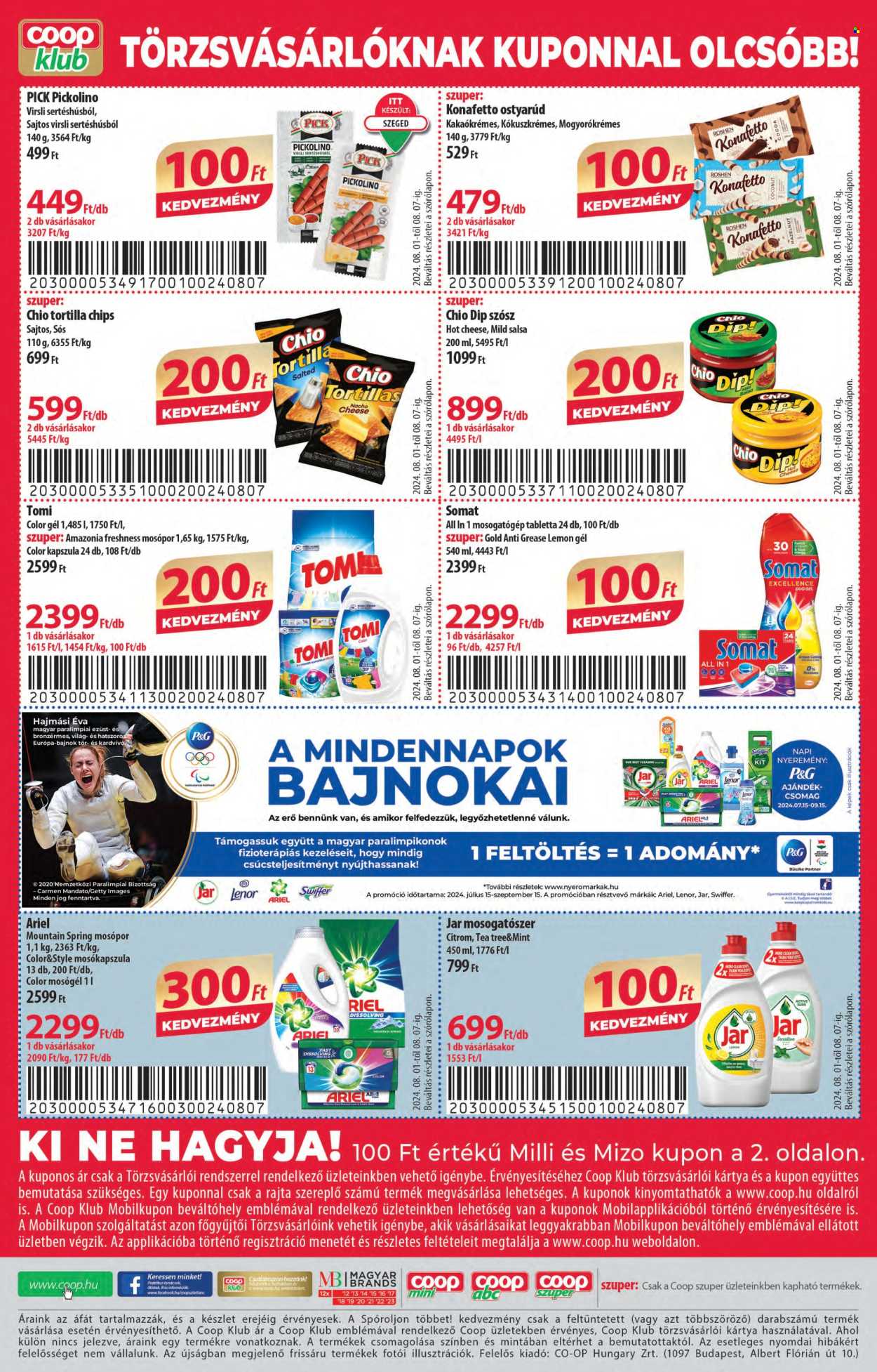 Coop akciós újságok - 2024.08.01 - 2024.08.07. Oldal 8