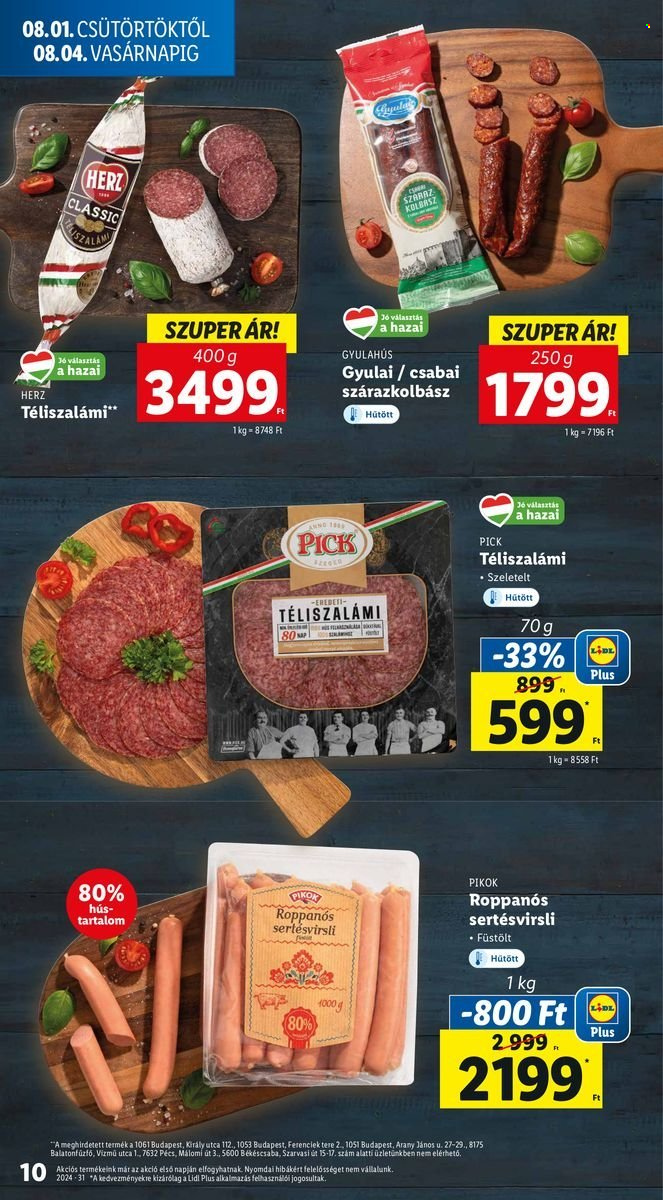 Lidl akciós újságok - 2024.08.01 - 2024.08.07. Oldal 10