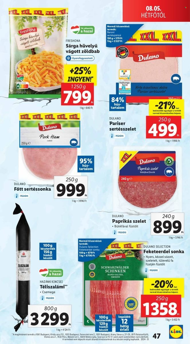 Lidl akciós újságok - 2024.08.01 - 2024.08.07. Oldal 47
