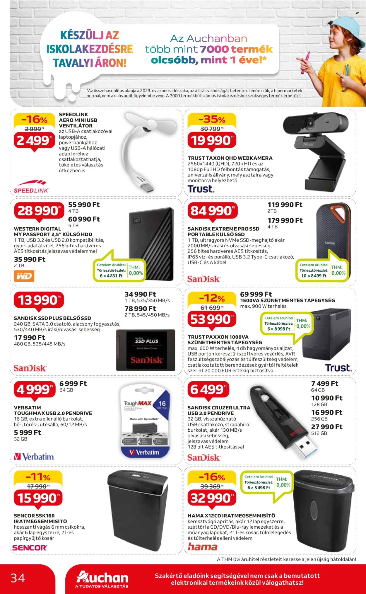 Auchan akciós újságok - 2024.08.01 - 2024.08.14. Oldal 34
