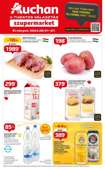 Újság Auchan - 2024.08.01 - 2024.08.07.
