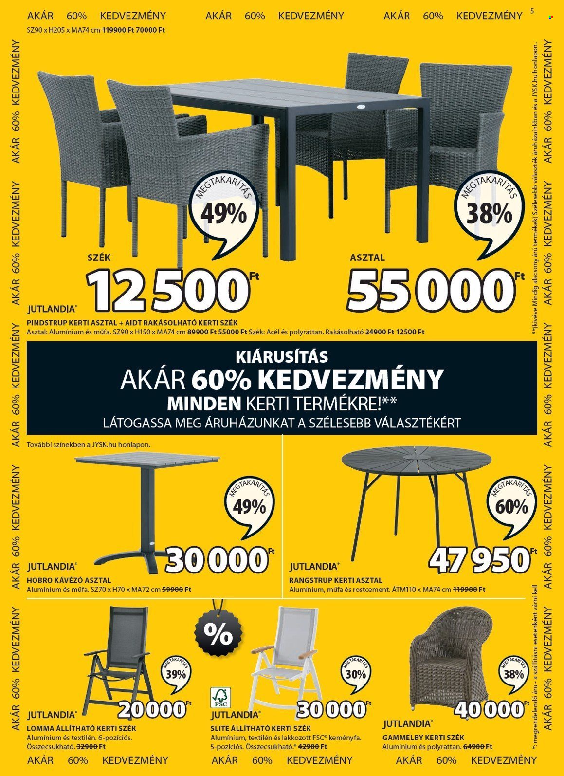 JYSK akciós újságok. Oldal 6