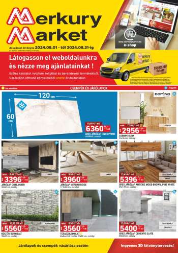 Újság Merkury Market - 2024.08.01 - 2024.08.31.