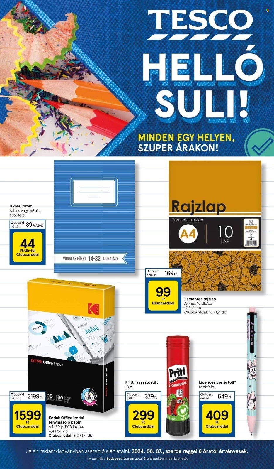 TESCO akciós újságok. Oldal 1